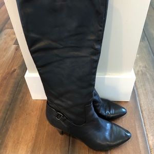 Nine West Black under the knee boot